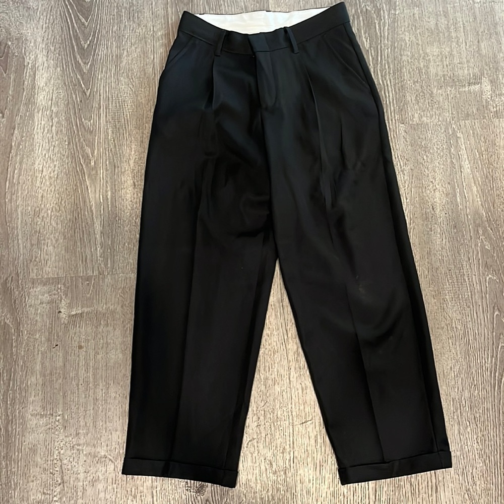 Boys black dress pants